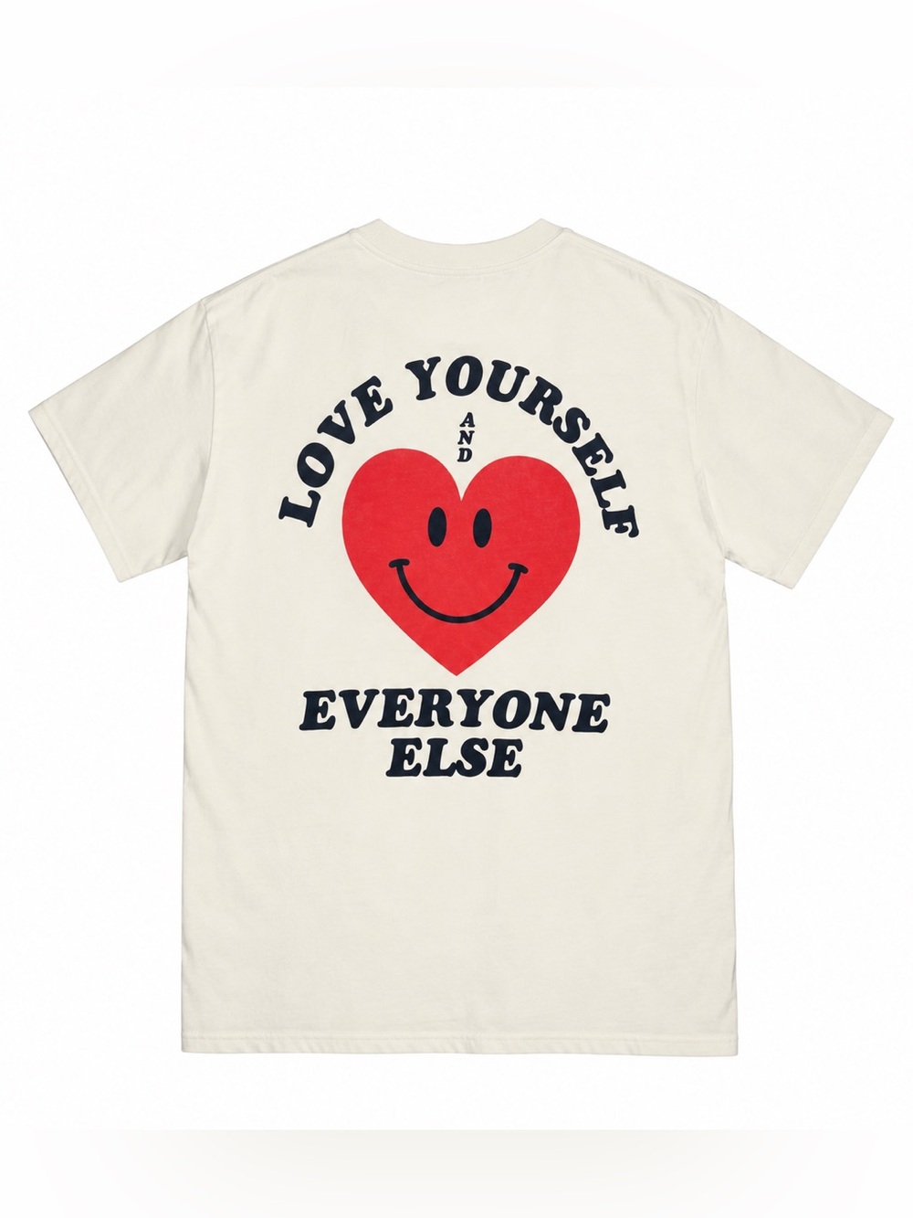 Free & Easy Love Yourself Heart Graphic Tee White Size XL